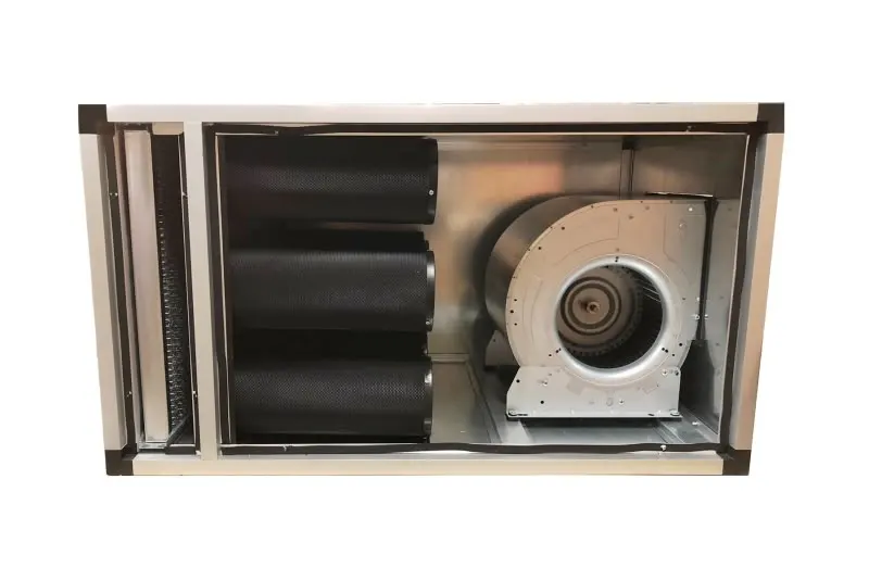 Caisson de purification d'air à charbon actif pour cuisine professionnelle